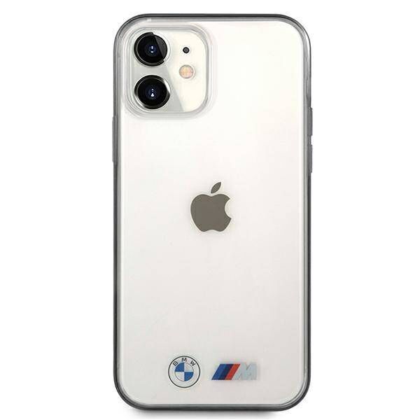 Original Case IPHONE 12 MINI BMW Hardcase Sandblast (BMHCP12SMBTOK) transparent 3666339011314