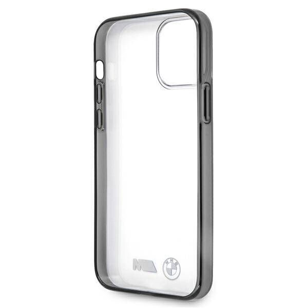 Original Case IPHONE 12 MINI BMW Hardcase Sandblast (BMHCP12SMBTOK) transparent 3666339011314