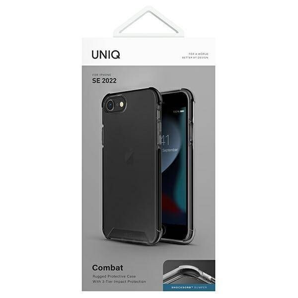 UNIQ case Combat iPhone SE 2022 / SE 2020 /7/8 black/carbon black 8886463680377