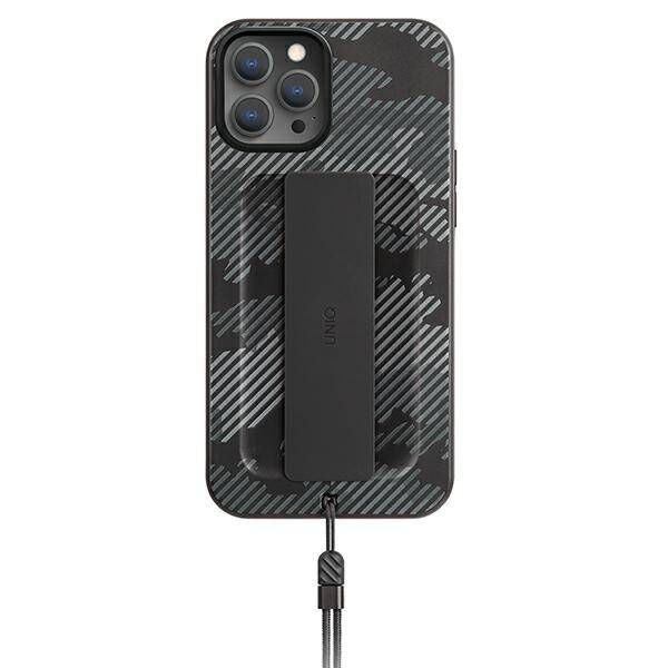 UNIQ case Heldro iPhone 12 Pro Max 6.7" black camo/charcoal camo Antimicrobial 8886463676677