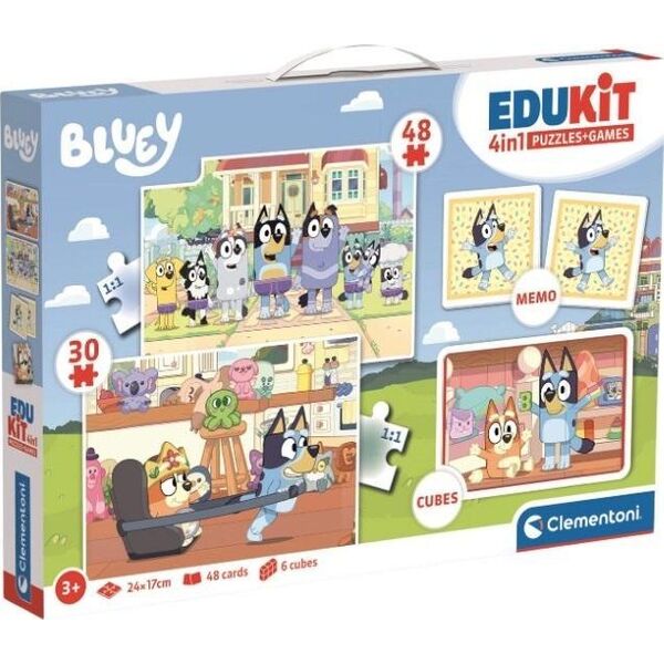 Clementoni CLE Edukit 4w1 Bluey 18320