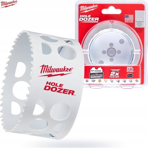 Milwaukee MILWAUKEE ΔΙΜΕΤΑΛΙΚΟ ΠΡΙΟΝΟ ΤΡΥΠΗΣ 89mm BLISTER 13763384 45242193394