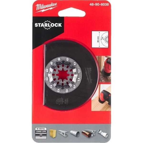 Milwaukee MILWAUKEE MT FLAT SAW LADE 85 x 20mm τμηματοποιημένη 13763498 45242600410