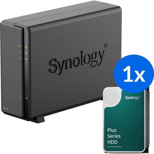 Serwer plików Synology DS124 + HAT3310-16T (DS124-16T-10-1)