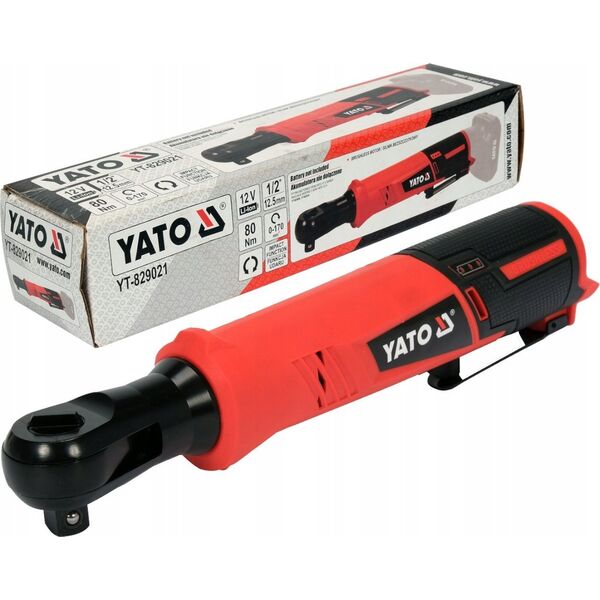 Yato YT. RATCHET 12V 80Nm 1/2"... WITHOUT CHARGER AND BATTERY