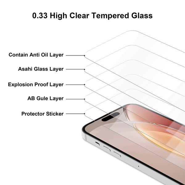 Tempered glass 2,5D Premium for Samsung Galaxy S25 Plus 5906961933614