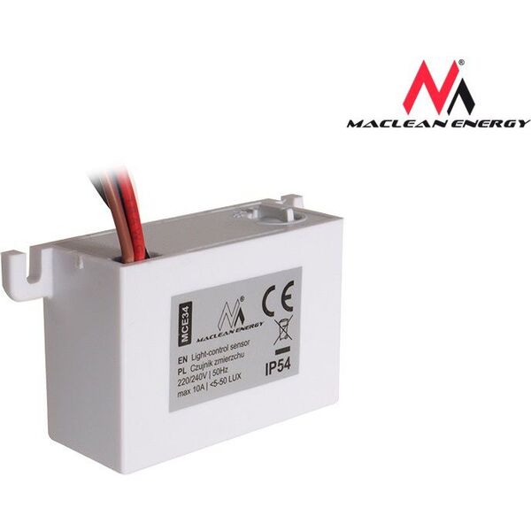 Maclean Czujnik zmierzchowy zewnętrzny sonda 2000W (MCE34)