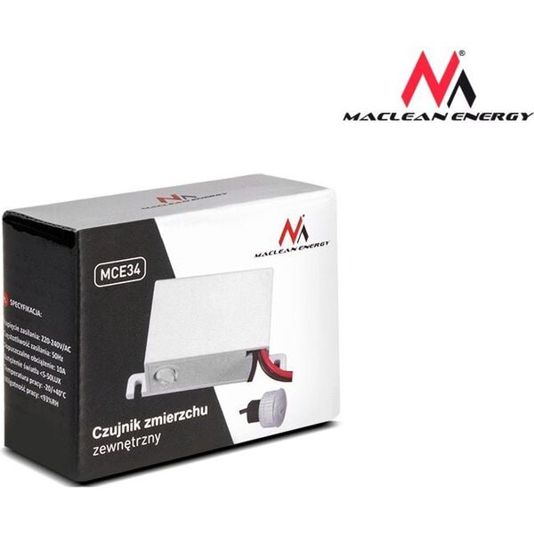 Maclean Czujnik zmierzchowy zewnętrzny sonda 2000W (MCE34)
