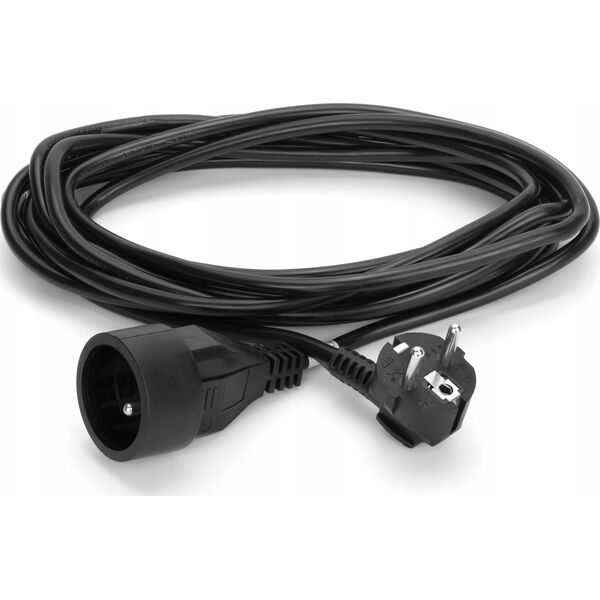 Montis Przedłużacz sieciowy wtyk-gniazdo 3m czarny MT117B-3 MONTIS
