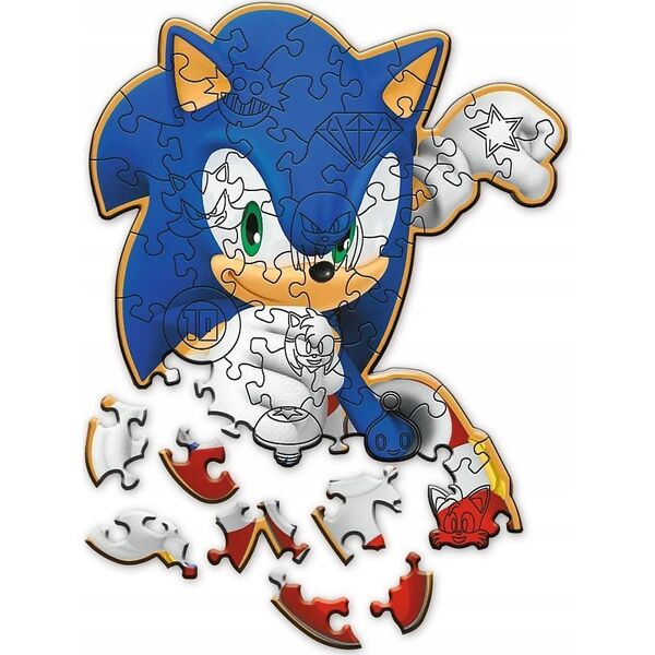 Trefl Ξύλινο παζλ 50 τεμαχίων Joyful Sonic 13400576 5900511202847