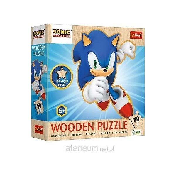 Trefl Ξύλινο παζλ 50 τεμαχίων Joyful Sonic 13400576 5900511202847