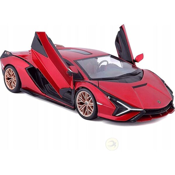 Bburago BBU 1:24 Lamborghini Sian FKP37 Red 21099RD 02702