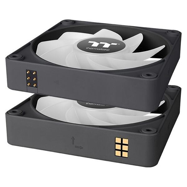 Wentylator Thermaltake CT120 EX Reverse ARGB Sync 3-pack czarny (CL-F192-PL12SW-A)