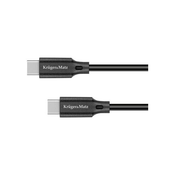Kabel USB Kruger&Matz USB-C - USB-C 2.5 m Czarny (KM1261)