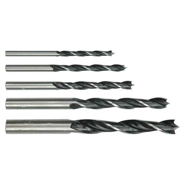 Wiertło Vorel do drewna kręte walcowe 4 5 6 10 8mm zestaw (22350)