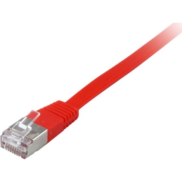 Equip Equip Patchkabel Cat6A  U/FTP 2xRJ45  1.00m rot   Flach LSZH