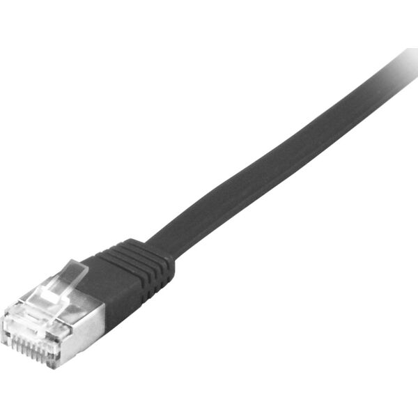 Equip Equip Patchkabel Cat6A  U/FTP 2xRJ45 10.00m schwarzFlachLSZH