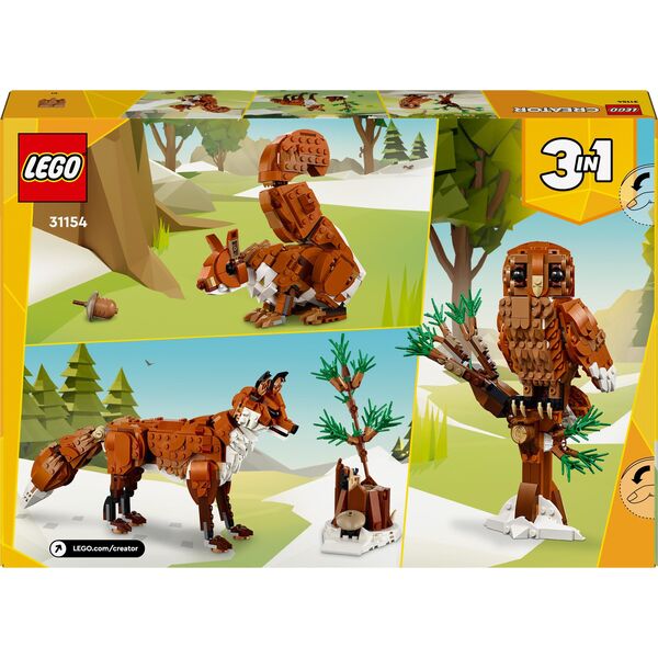 LEGO Creator Leśne zwierzęta: Czerwony lis (31154)