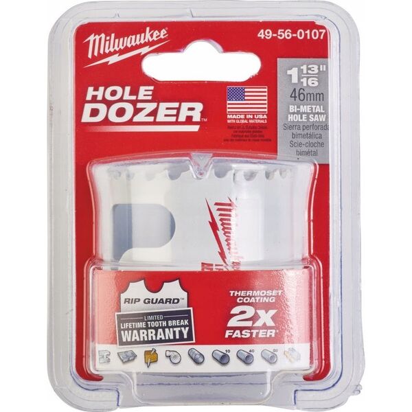 Milwaukee MILWAUKEE ΔΙΜΕΤΑΛΙΚΟ ΠΡΙΟΝΟ ΤΡΥΠΗΣ 46mm BLISTER 13763369 45242193127