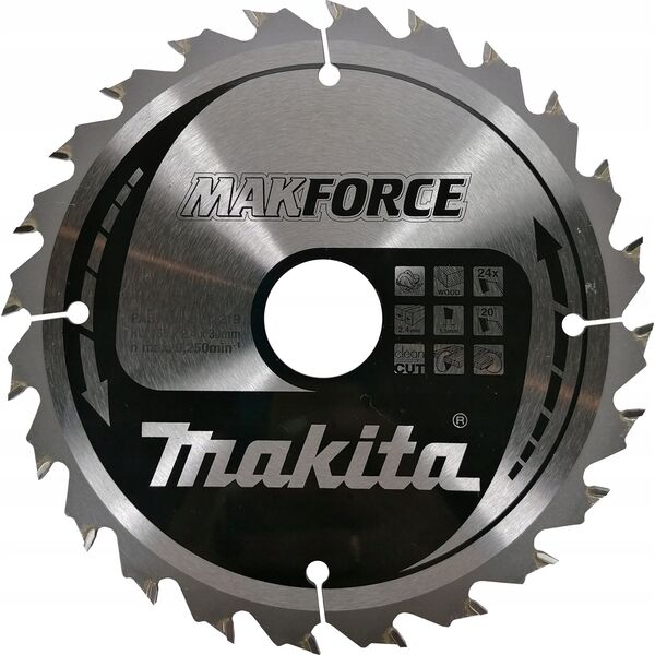 Πριόνι ξυλείας Makita Sintered MAKFORCE 165*30MM 24Z 13815465 88381421027