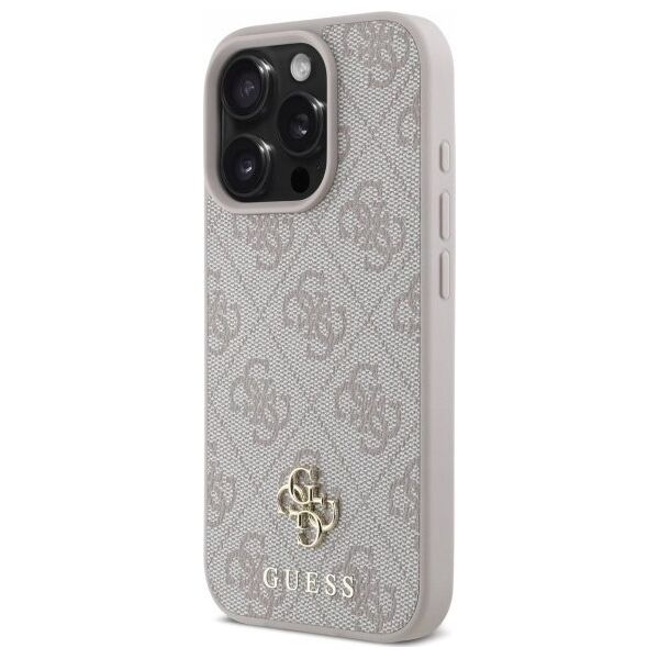 Guess GUHMP16XP4SM4MP iPhone 16 Pro Max 6.9" pink/pink hardcase 4G Small Classic MagSafe