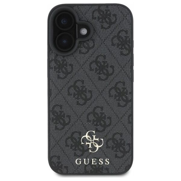 Guess GUHMP16SP4SM4MK iPhone 16 6.1" black/black hardcase 4G Small Classic MagSafe