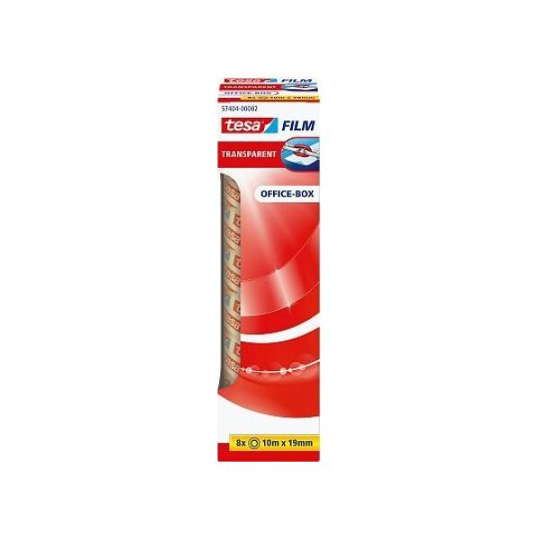 Tesa tesafilm Office Box 8 Rollen 10m 19mm transparent