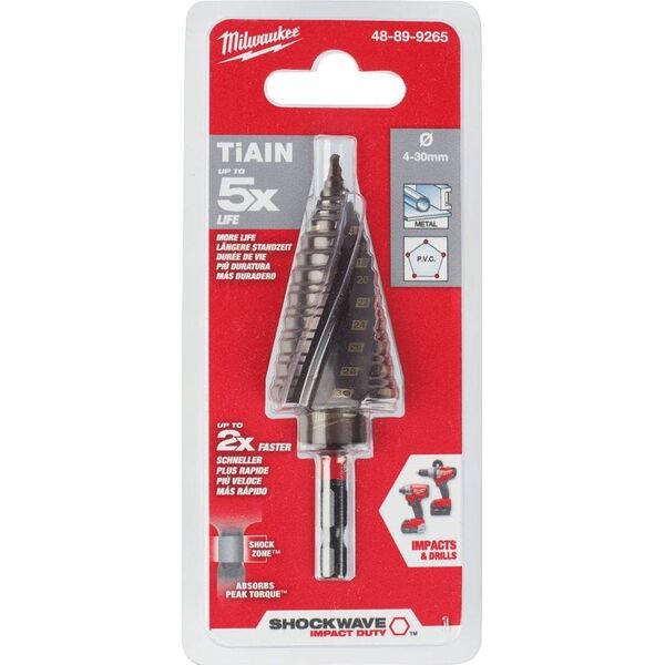 Τρυπάνι Milwaukee Step MILWAUKEE SHW 4-30mm 13763463 45242505203