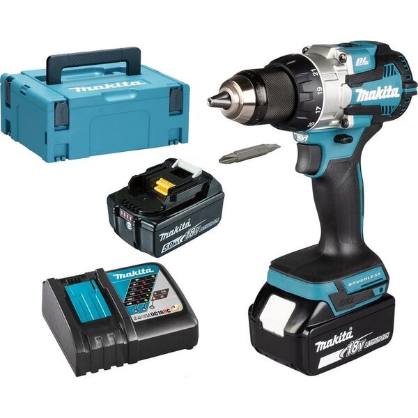 Makita MAKITA DRILL-DRIVER 18V ​​73/40Nm 2x5.0Ah DDF489RTJ 13516667 88381775755