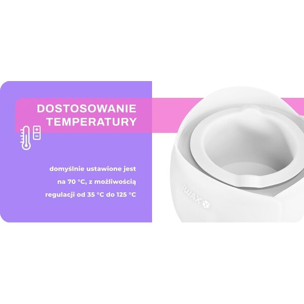 Podgrzewacz wosku iWax flower 40W 450ml biały
