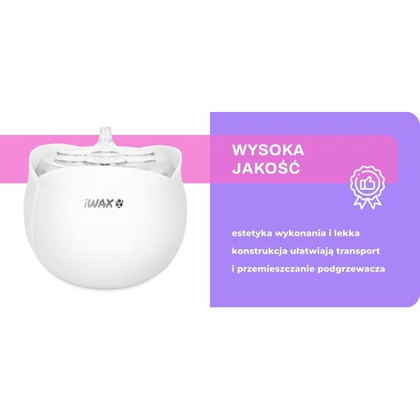 Podgrzewacz wosku iWax flower 40W 450ml biały