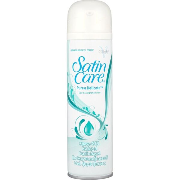 Gillette Gillette Satin Care Pure & Delicate Gel (W) żel do golenia 200ml