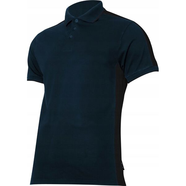 Lahti Pro Koszulka męska Polo 190g/m2 Granatowo-czarna r. 2XL