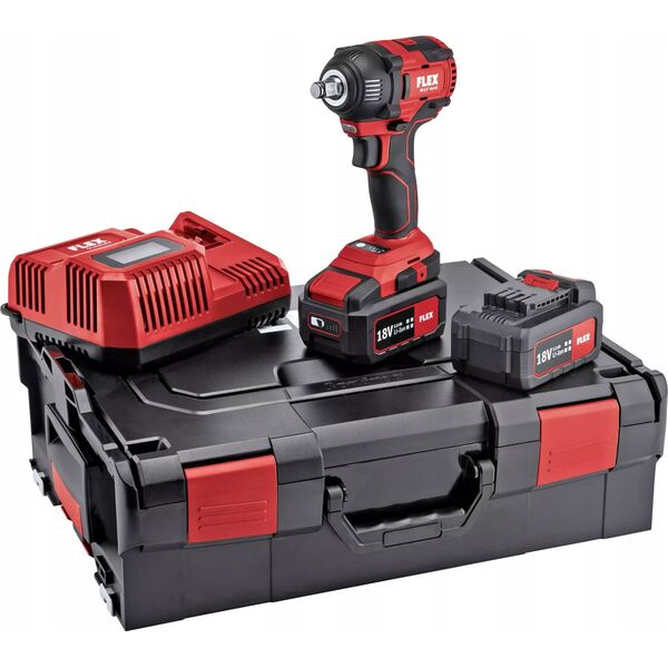 Sourcing Ασύρματο κρουστικό κλειδί FLEX IW 1/2". 18.0-EC/5.0 Σετ 13524997 4030293230668