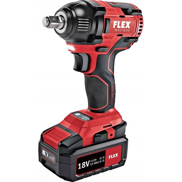 Sourcing Ασύρματο κρουστικό κλειδί FLEX IW 1/2". 18.0-EC/5.0 Σετ 13524997 4030293230668
