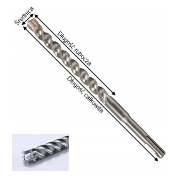 Τρυπάνι Makita ΤΡΥΠΑΝΙ MAKITA SDS NEMESIS DRILL "2" 12*165mm 13528221 88381594134