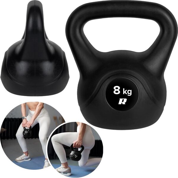 Kettlebell Rebel RBA-2314 bitumiczny 8 kg