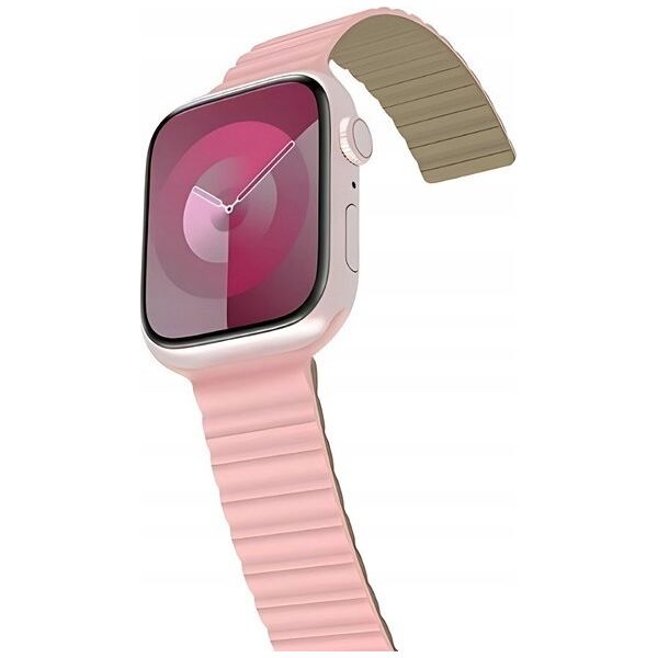 Araree Araree Strap Silicone Link Apple Watch 42/44/45/49mm ροζ-πράσινο/ροζ-χακί AR70-01907B 13203278 8809961110245