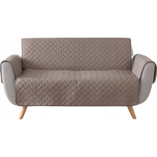 Douceur d`Interieur Pokrowiec na sofę WELL, pikowany, mikrofibra, 279 x 179 cm