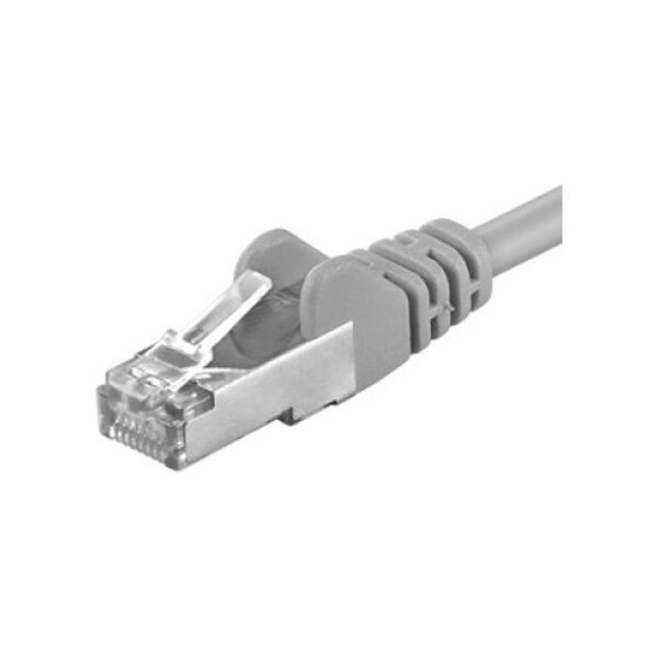 PremiumCord PREMIUMCORD Patch kabel CAT6a S-FTP, RJ45-RJ45, AWG 26/7 0,5m szary