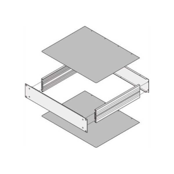 SCHROFF SCHROFF MultipacPRO Płyta osłonowa, gładka, głębokość 340 mm