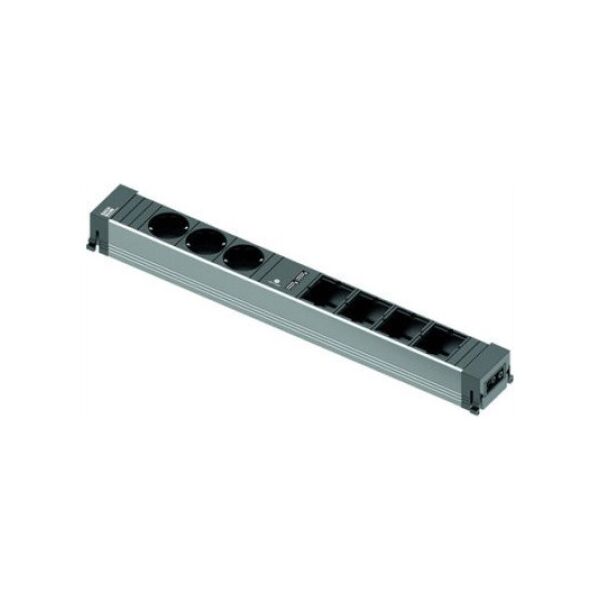 Bachmann BACHMANN CONF 3x CEE7/3 1x USB Oplader