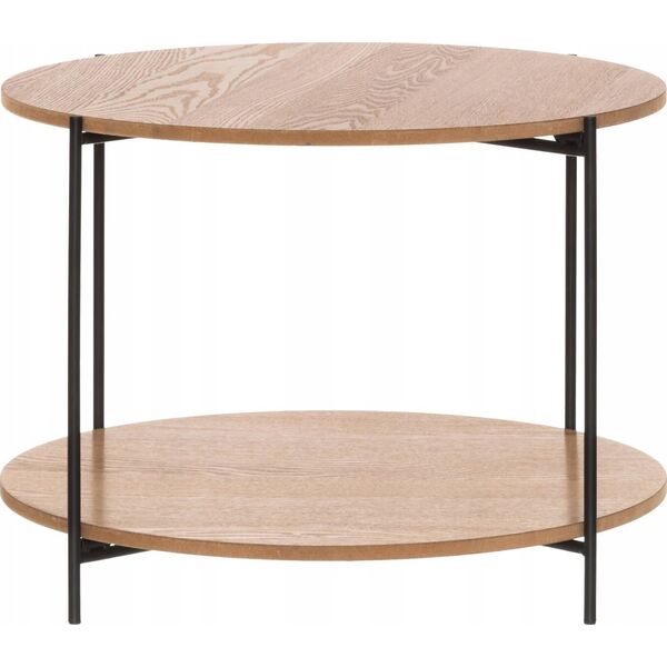 Τραπεζάκι σαλονιού δύο επιπέδων από MDF, Ø 55 cm 14430740 6410416125909