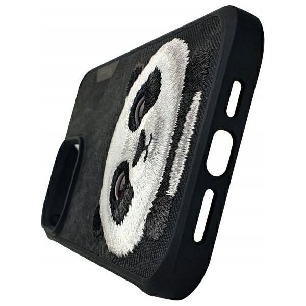 Nimmy case iPhone 15 Pro Max 6.7" black/black Big Eyed Pet 2.0 Panda
