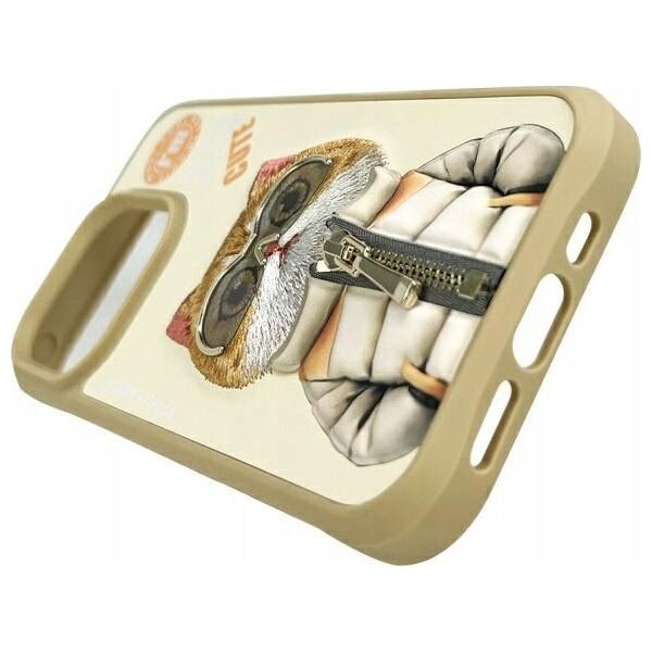 Nimmy case iPhone 15 Pro Max 6.7" khaki Cool&Cute 2.0 Cat