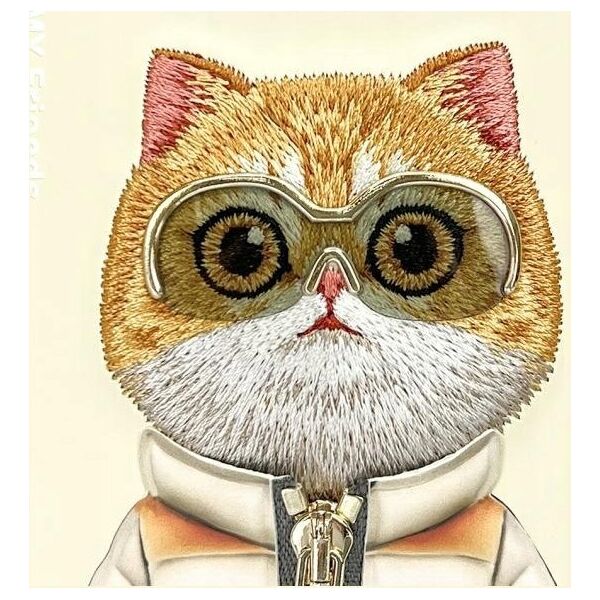 Nimmy case iPhone 15 Pro Max 6.7" khaki Cool&Cute 2.0 Cat