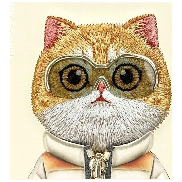 Nimmy iPhone 16 6.1" case khaki Cool&Cute 2.0 Cat