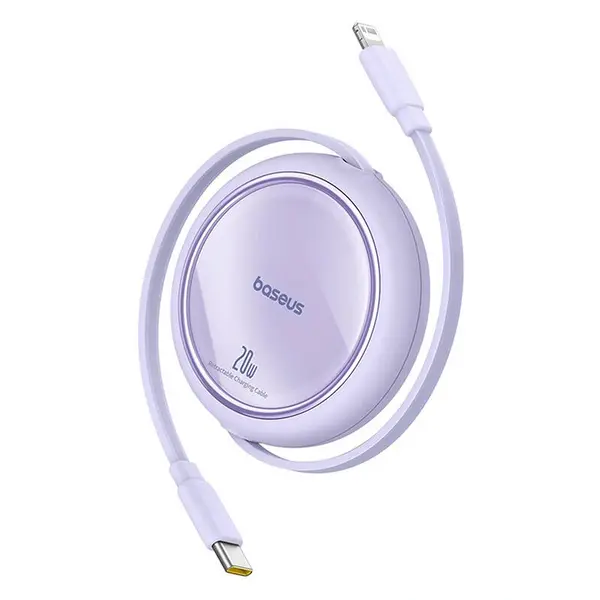 Baseus Free2Pull USB-C / Lightning cable 20W 1m (purple)