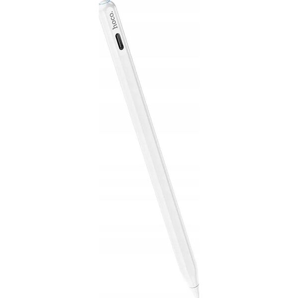 Hoco stylus HOCO ενεργή χωρητική γραφίδα με λειτουργία κατά της απώλειας 130 mAh GM112 λευκό 14395592 6942010000000