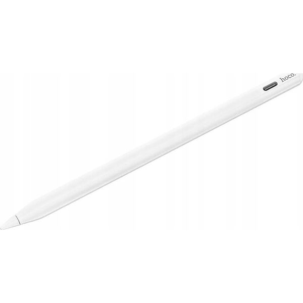 Hoco stylus HOCO ενεργή χωρητική γραφίδα με λειτουργία κατά της απώλειας 130 mAh GM112 λευκό 14395592 6942010000000